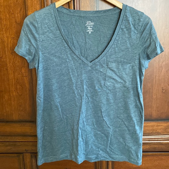 J. Crew Tops - J. Crew 100% Linen Tee